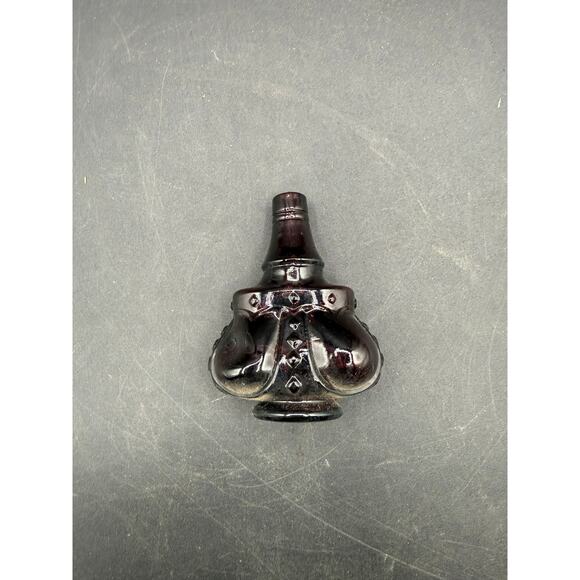 Vintage Wheaton amethyst purple Bottle 3 1/2 " - no stopper - Picture 9 of 10